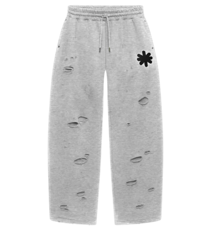 DSTRY DBL LAYER LOGO SWEATPANT (GREY)