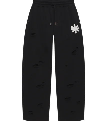 DSTRY DBL LAYER LOGO SWEATPANT (BLACK)
