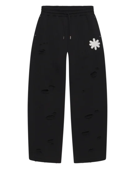 DSTRY DBL LAYER LOGO SWEATPANT (BLACK)